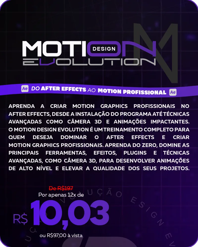Motion Design Evolution — Do After Effects ao Motion profissional